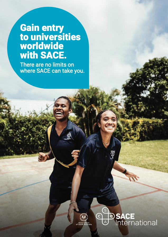 Gain entry to universities worldwide with SACE (Pacific)